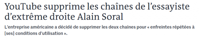 Le 6 juillet 2020, <i>Le Monde</i> se félicite : la liberté d'expression est sauve Le 6 juillet 2020, <i>Le Monde</i> se félicite : la liberté d'expression est sauve
